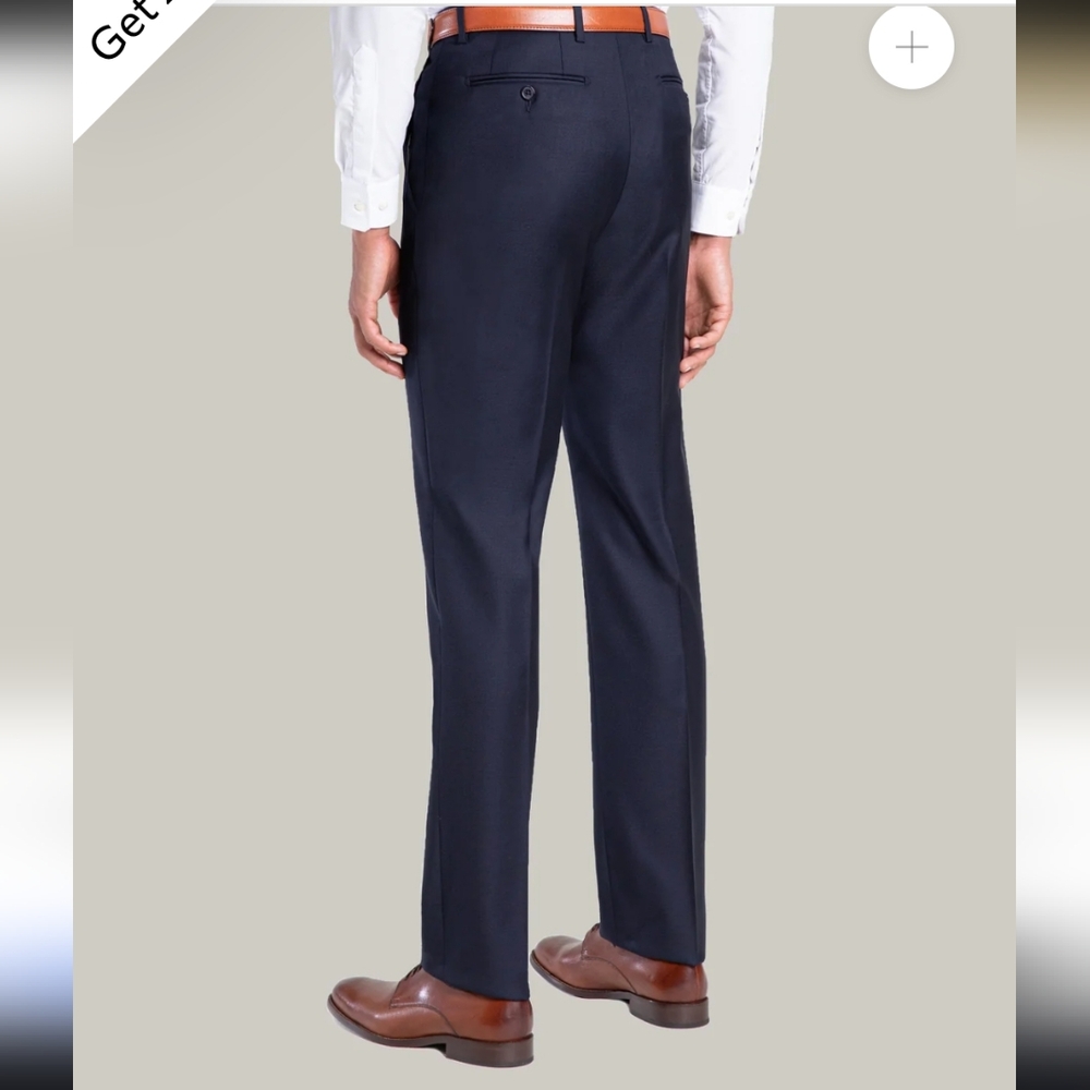 Santorelli Navy Trousers - Picture 2 of 16